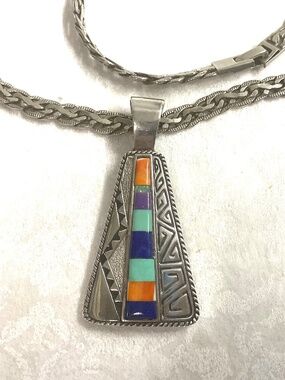 Carolyn Pollack Relios  Pendent and Sterling Chain